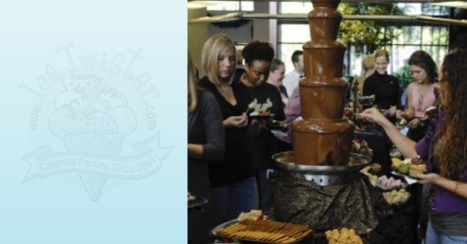 Orlando Chocolate Fountain rental and Ice cream parties
